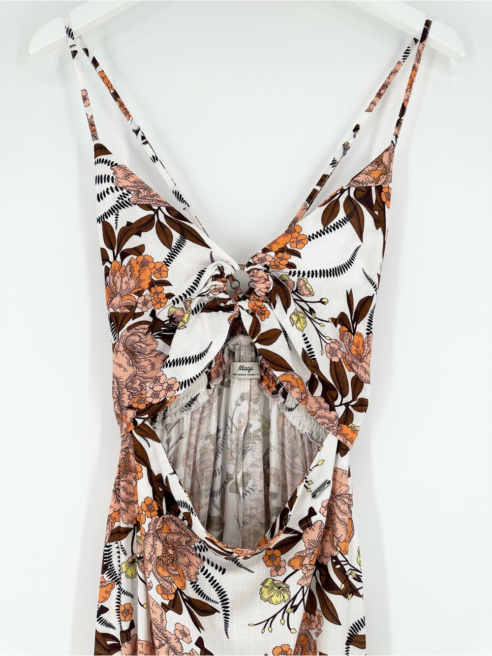 Maaji Cremon Aurora Tropical Floral Long Dress or Cover-up - Picture 2 of 15